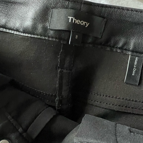 Sold out Theory leather pants - Picture 4 of 4